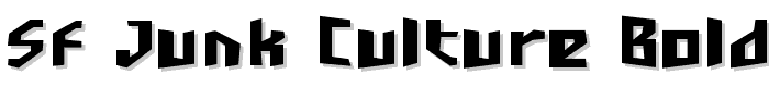 SF Junk Culture Bold font